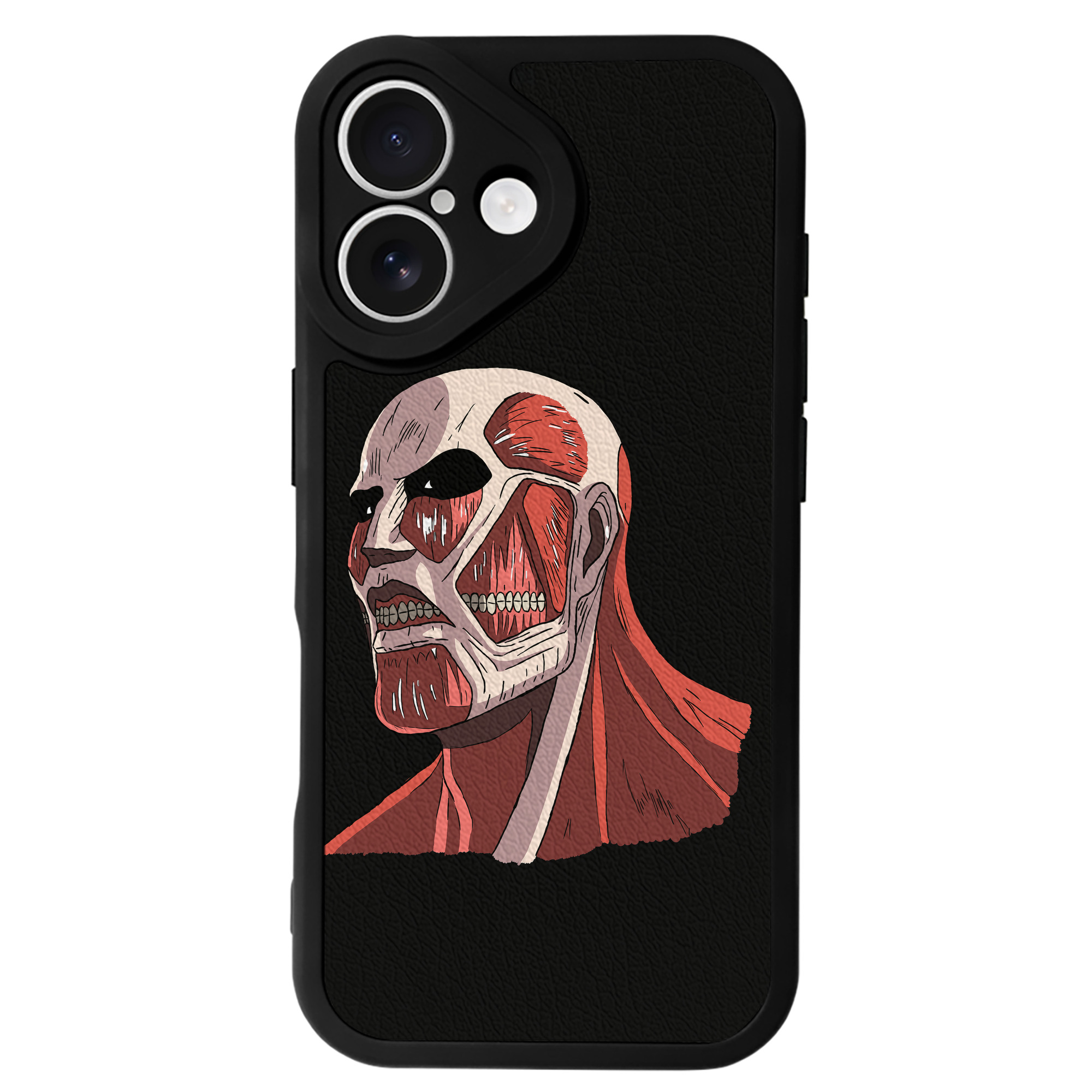（画像用） 進撃の巨人 Attack on Titan 【iPhone 16シリーズ対応】シリコンスマホケース（レザー調） 材質：シリコン